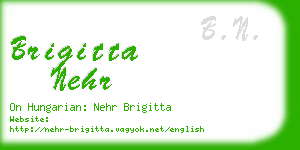 brigitta nehr business card